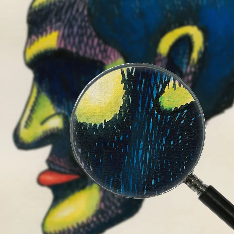 Head Study From Profile 10 Sheets Graz Iv Karl Wiener