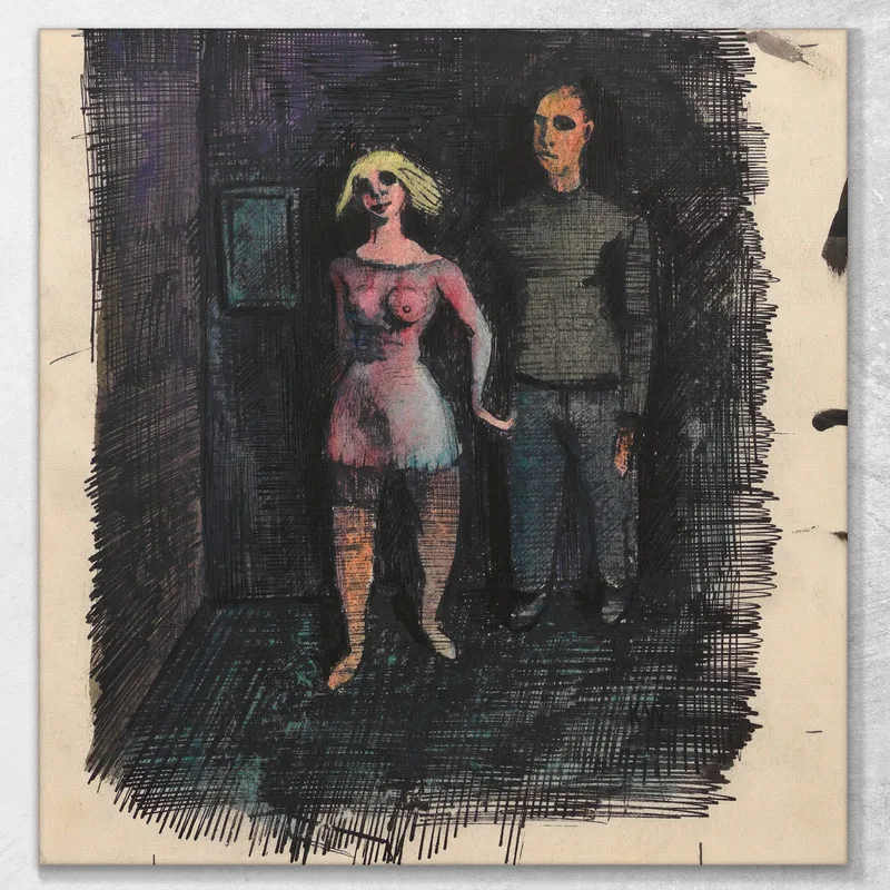 Untitled Woman And Man _1 Karl Wiener