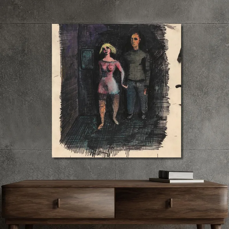 Untitled Woman And Man _1 Karl Wiener