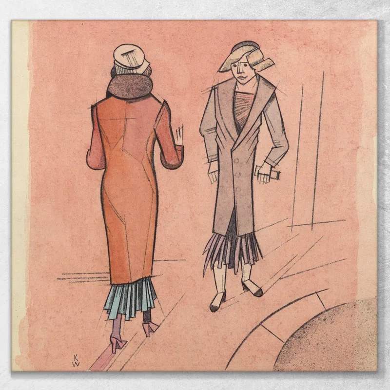 Senza Titolo Due Donne Ii Karl Wiener