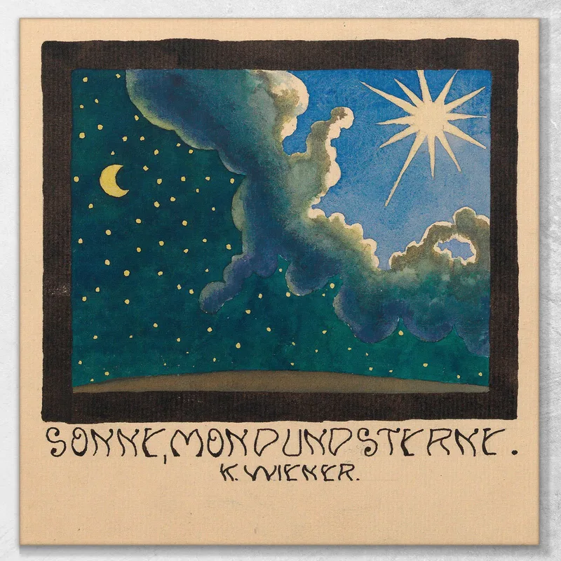 Sun Moon And Stars Karl Wiener