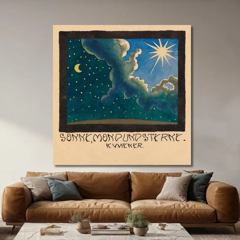 Sun Moon And Stars Karl Wiener