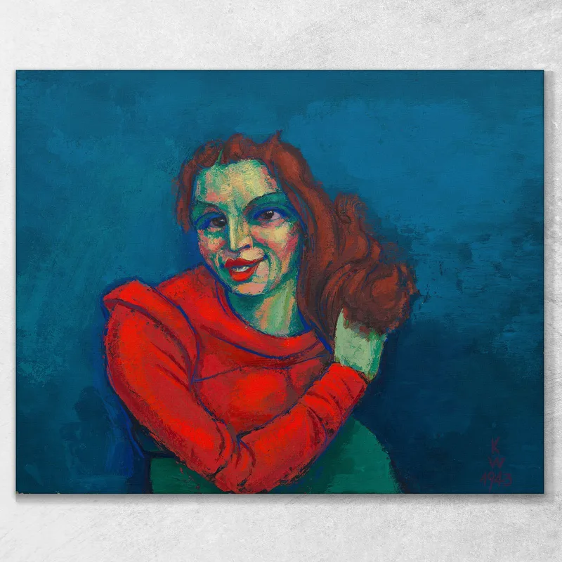 Female Portrait 2 Karl Wiener