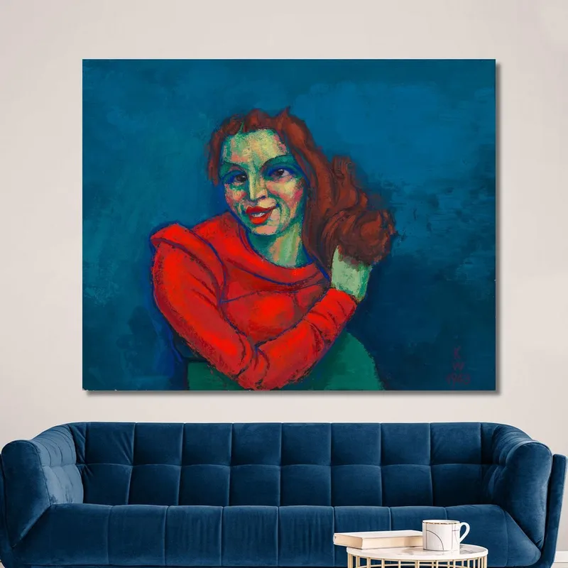 Female Portrait 2 Karl Wiener
