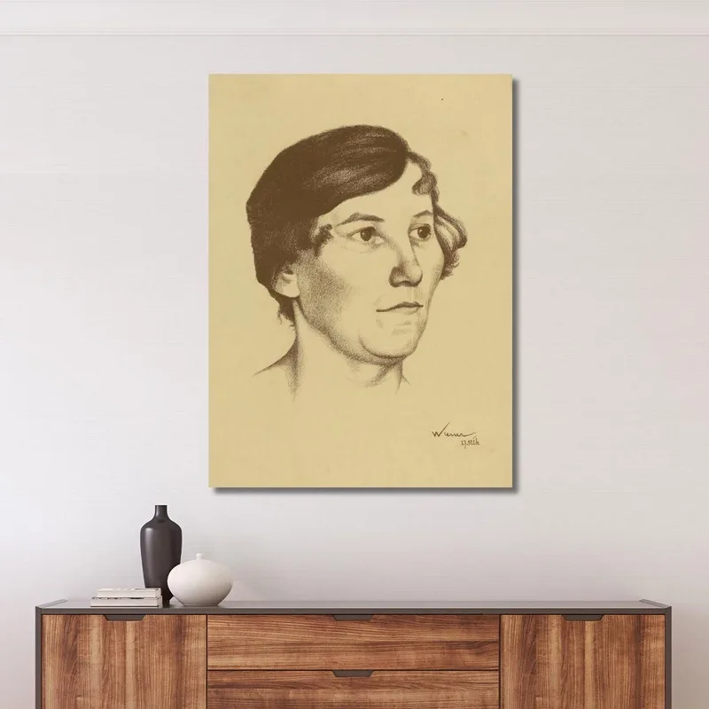 Female Portrait I Karl Wiener