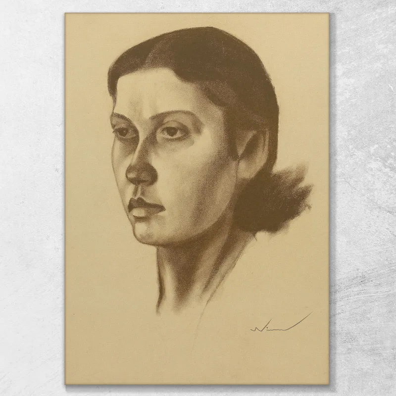 Female Portrait Ii 2 Karl Wiener