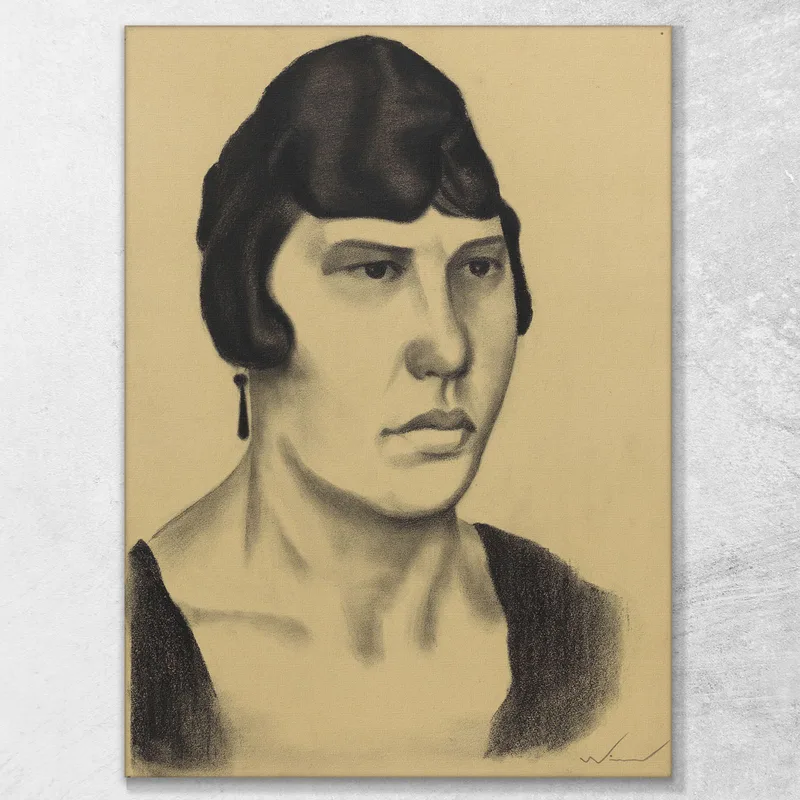 Portrait Féminin Iv Karl Wiener