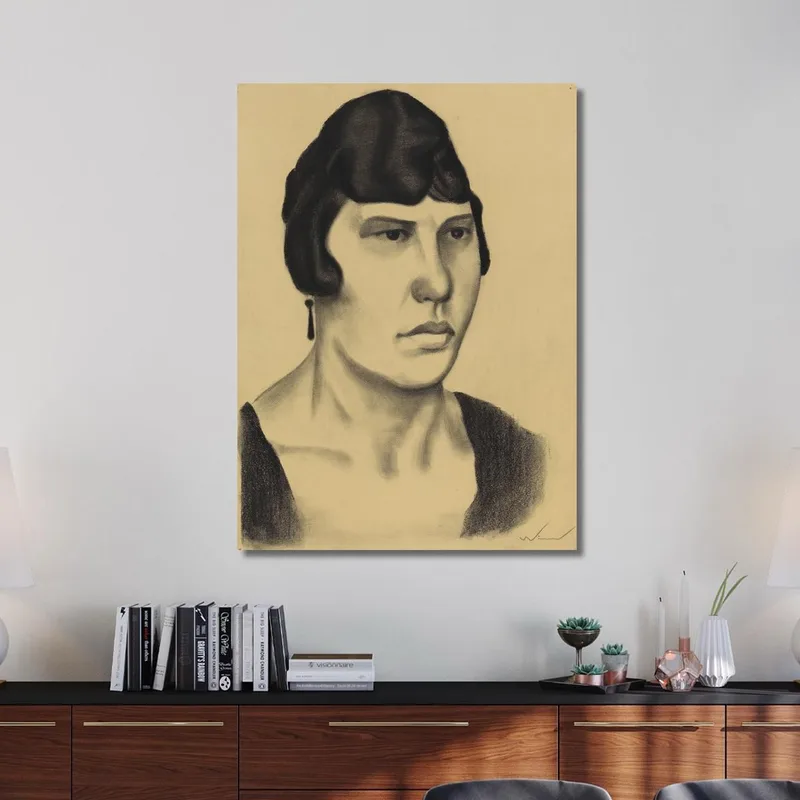 Portrait Féminin Iv Karl Wiener