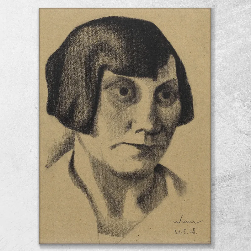 Female Portrait V Karl Wiener