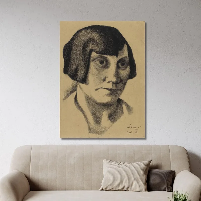 Female Portrait V Karl Wiener
