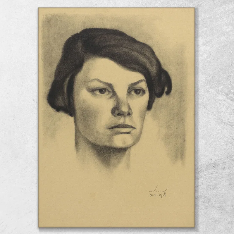 Female Portrait Viii Karl Wiener