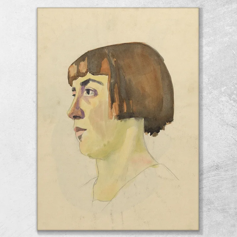 Portrait Féminin Karl Wiener