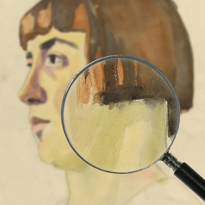 Portrait Féminin Karl Wiener