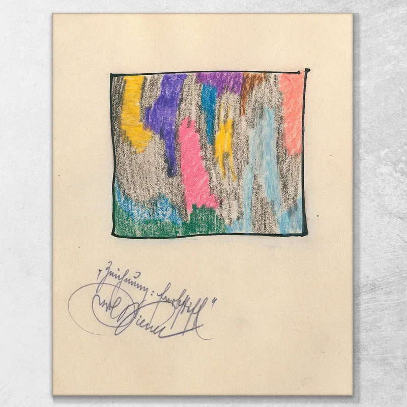 Disegno A Matita Colorata Karl Wiener