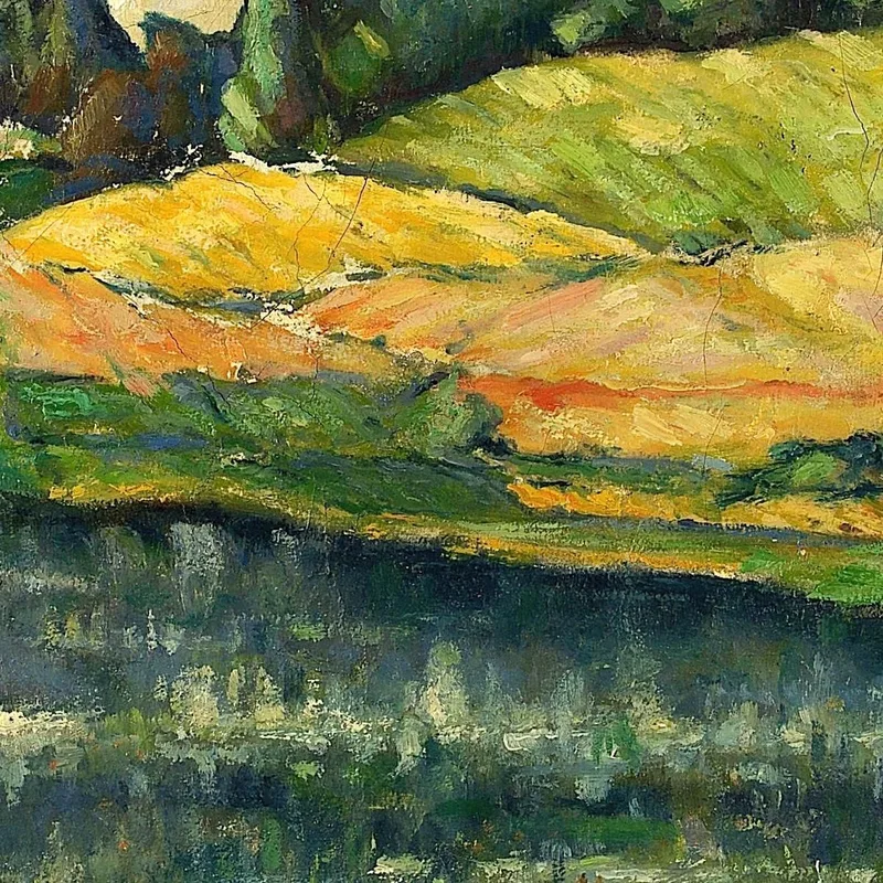 Paysage D'Estonie Konrad Mägi