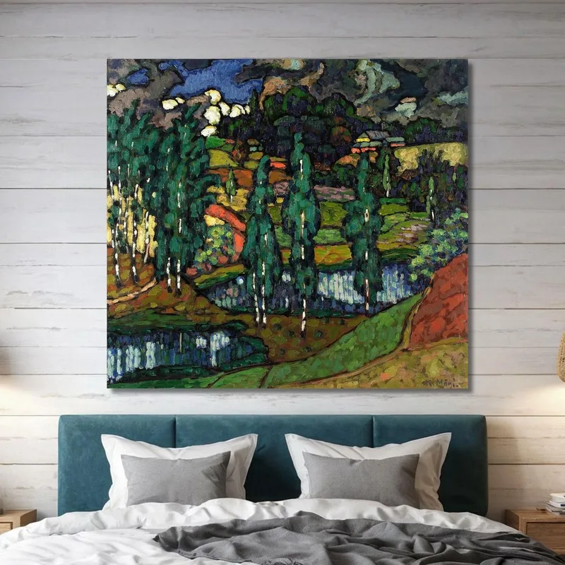 Landschaft Aus Võru Konrad Mägi