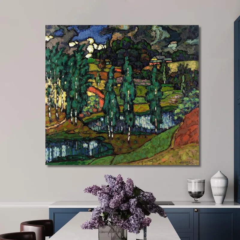 Landschaft Aus Võru Konrad Mägi
