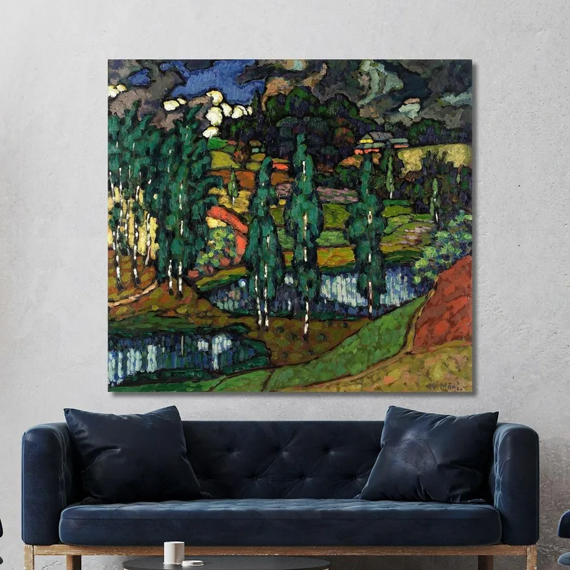 Landschaft Aus Võru Konrad Mägi