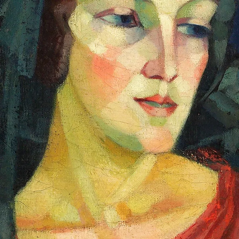 Ritratto Di Ludmilla Allik Konrad Mägi