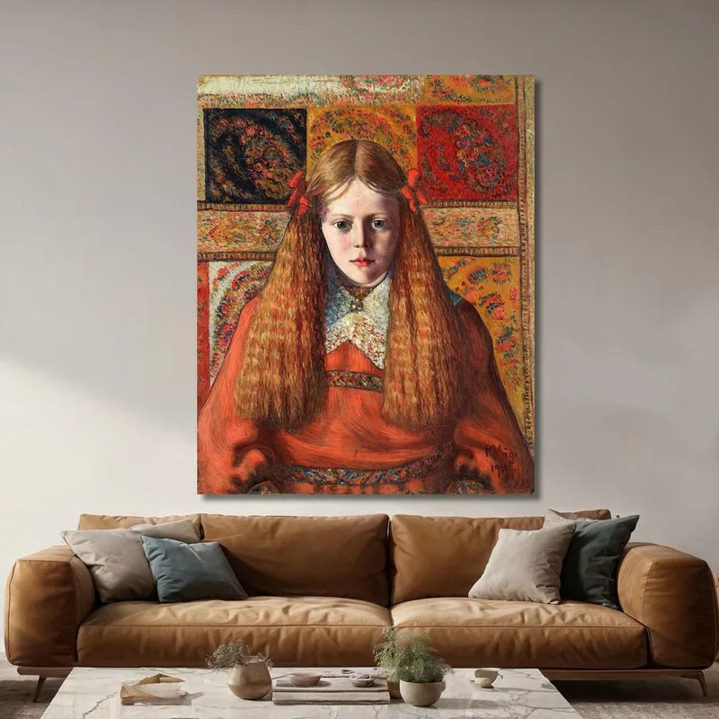 Retrato De Una Joven Noruega Konrad Mägi