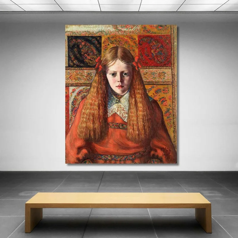 Retrato De Una Joven Noruega Konrad Mägi