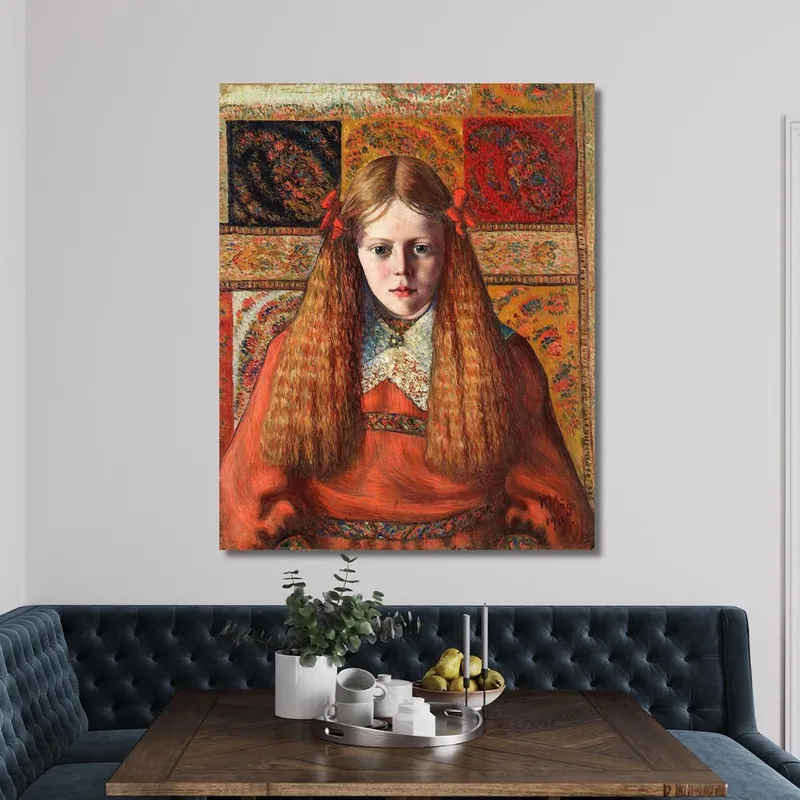 Retrato De Una Joven Noruega Konrad Mägi