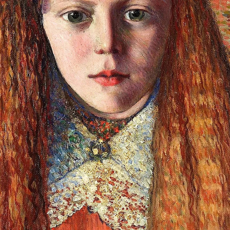 Retrato De Una Joven Noruega Konrad Mägi