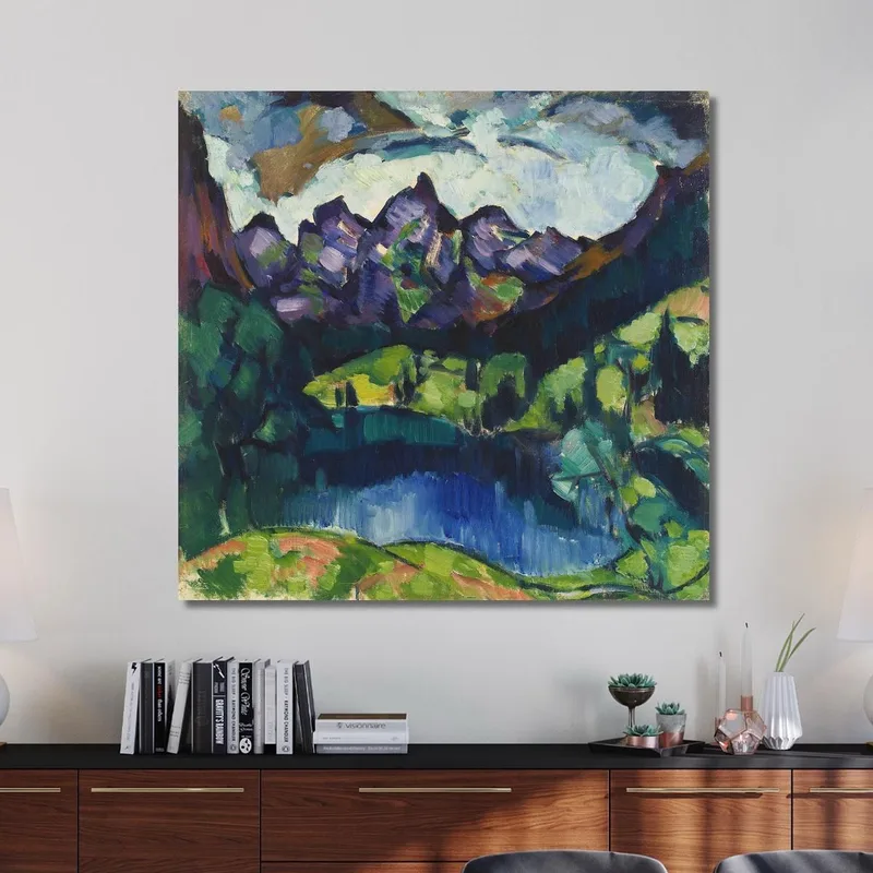 Paesaggio Di Oberstdorf Konrad Mägi