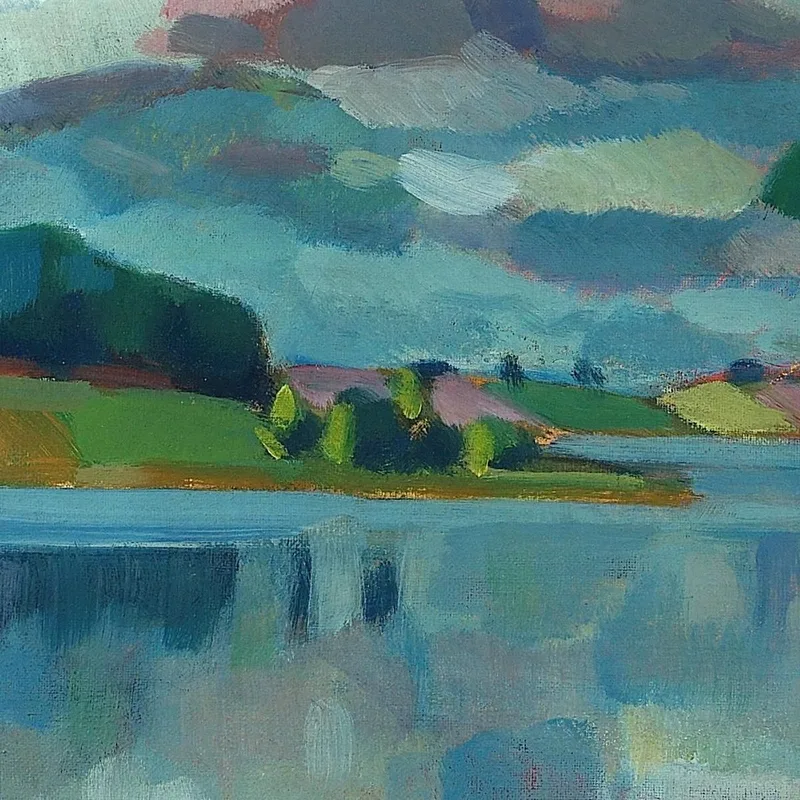 Saadjärv Chiesa Di Äksi Konrad Mägi