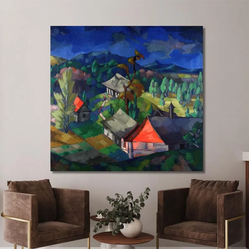 Saadjärv Landscape Konrad Mägi