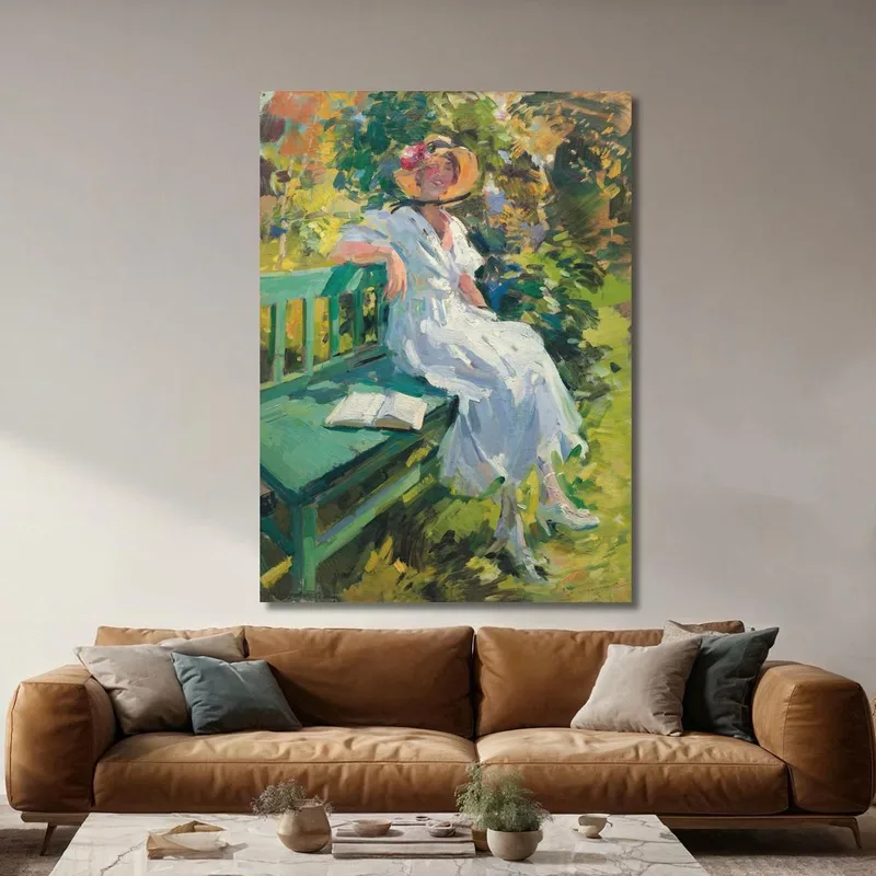 En El Jardín Konstantin Alexeevich Korovin