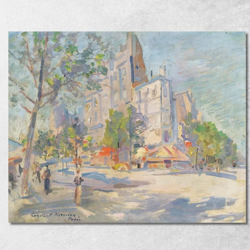 Parigi In Primavera Konstantin Alexeevich Korovin quadro stampa su tela