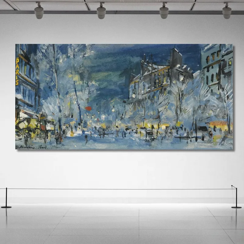 Paris In Winter Konstantin Alexeevich Korovin