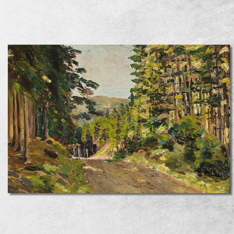 Paysage Sibérien Konstantin Alexeevich Korovin tableau impression sur toile
