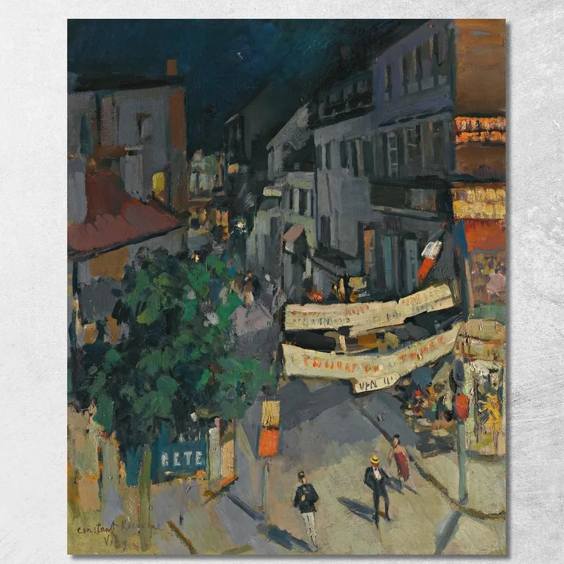 Vichy De Nuit Konstantin Alexeevich Korovin tableau impression sur toile