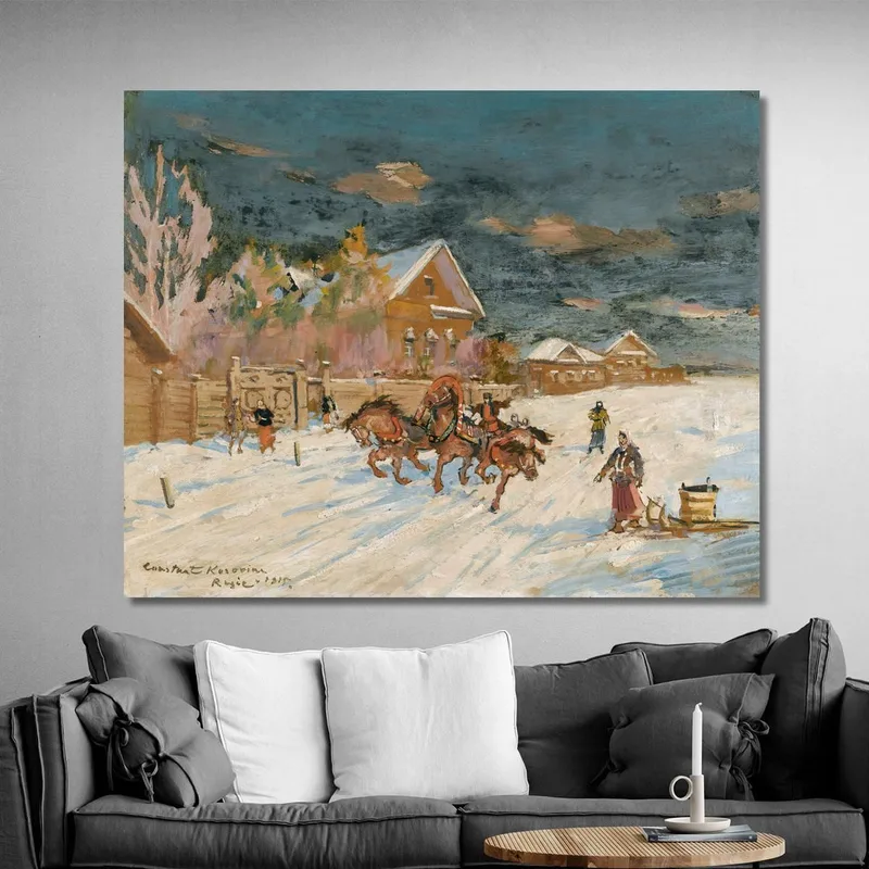 Paesaggio Invernale 2 Konstantin Alexeevich Korovin