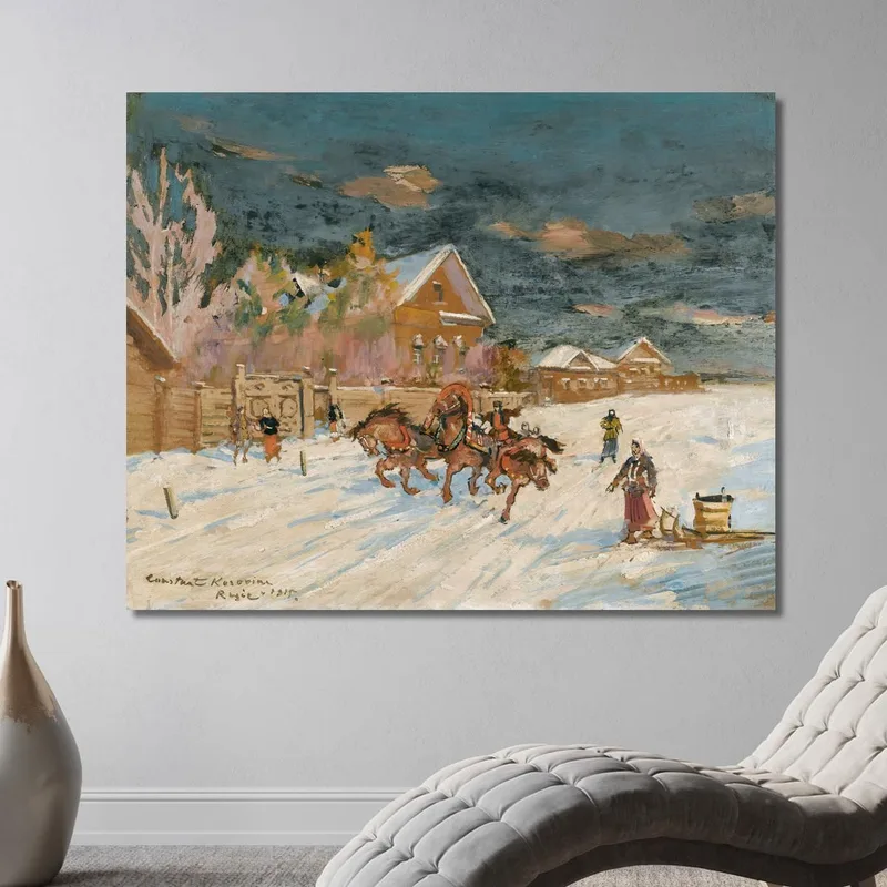 Paesaggio Invernale 2 Konstantin Alexeevich Korovin