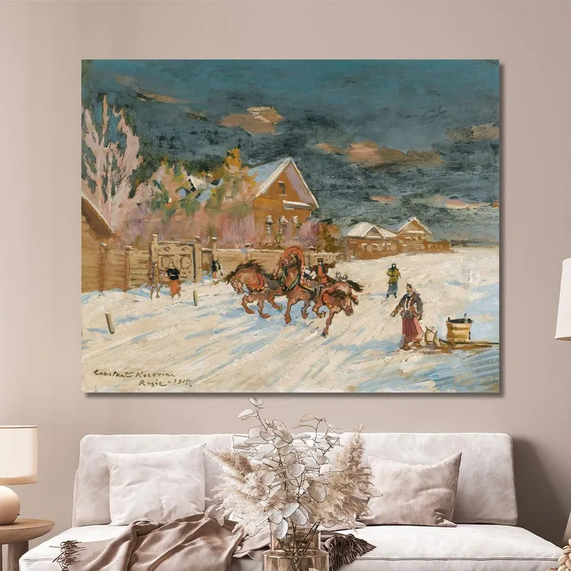 Paesaggio Invernale 2 Konstantin Alexeevich Korovin