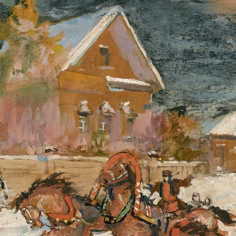 Paesaggio Invernale 2 Konstantin Alexeevich Korovin