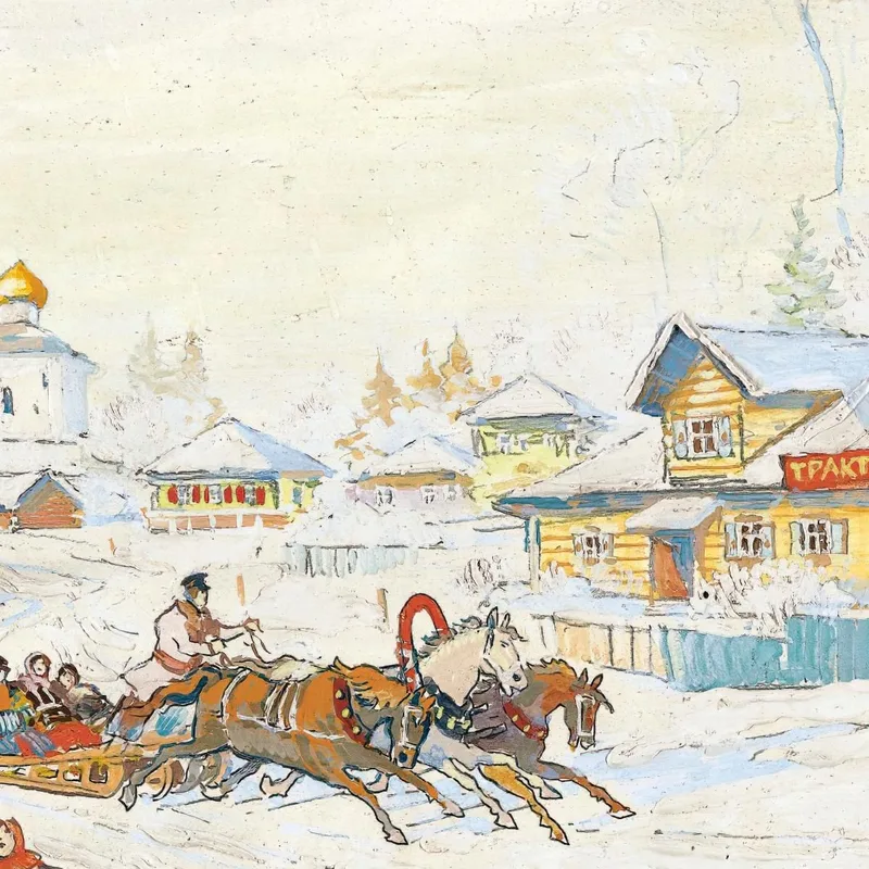 Paesaggio Invernale Konstantin Alexeevich Korovin