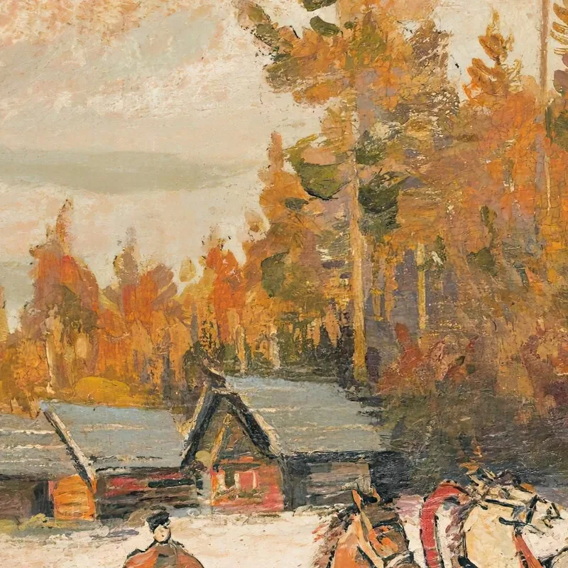 Winter Sleigh Ride Konstantin Alexeevich Korovin