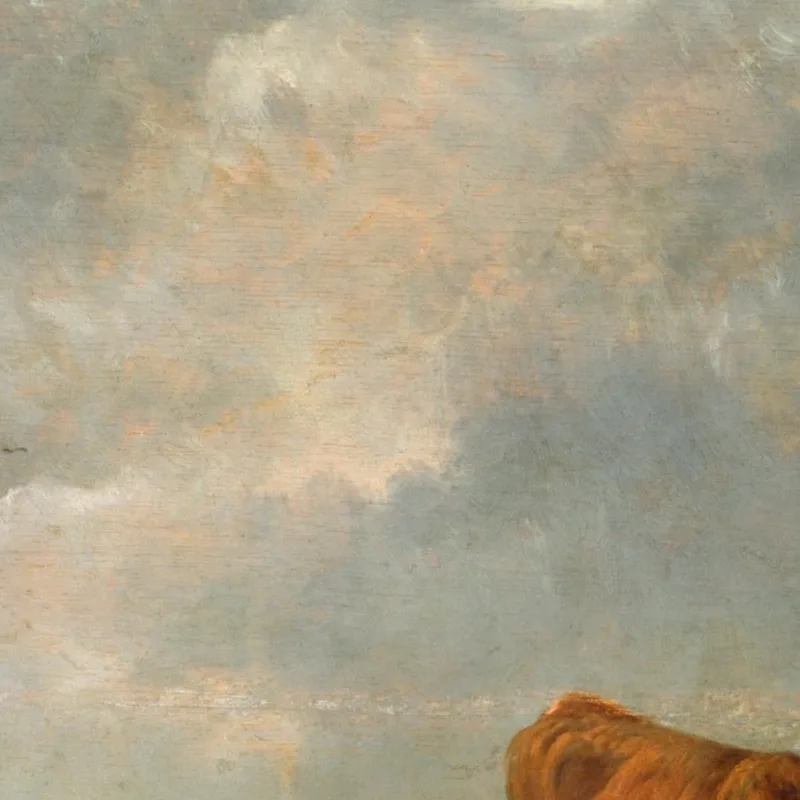 Ganado Cerca Del Mosa Con Dordrecht En La Distancia​ Aelbert Cuyp