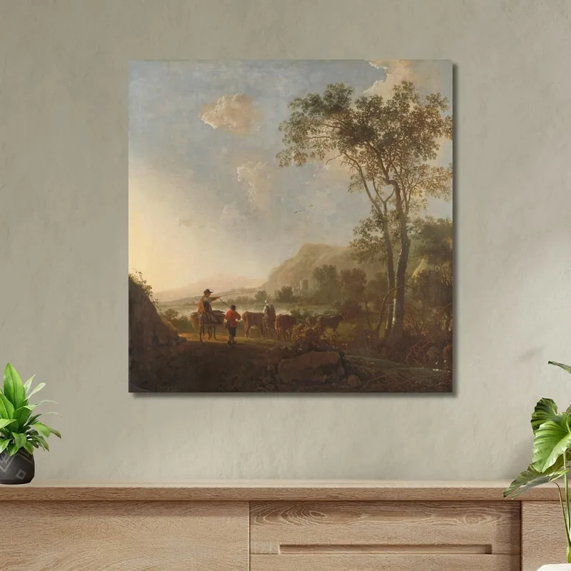 Landschaft Mit Hirten Und Vieh​ Aelbert Cuyp