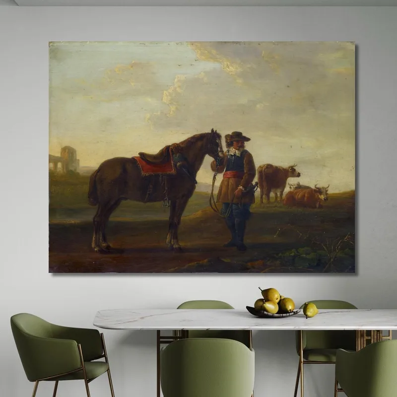 Officer With Horse Aelbert Cuyp