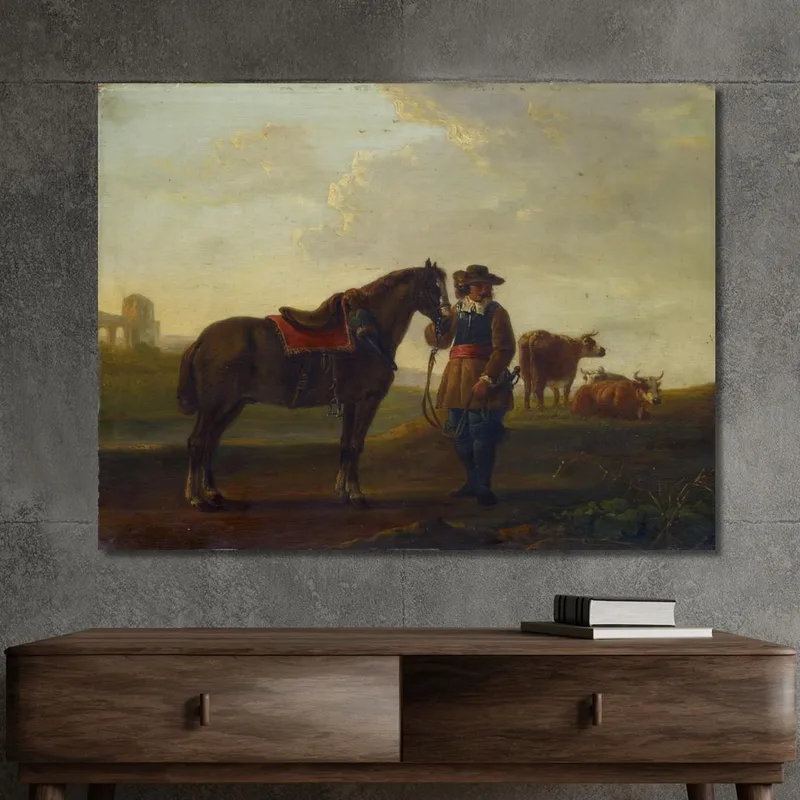 Officer With Horse Aelbert Cuyp