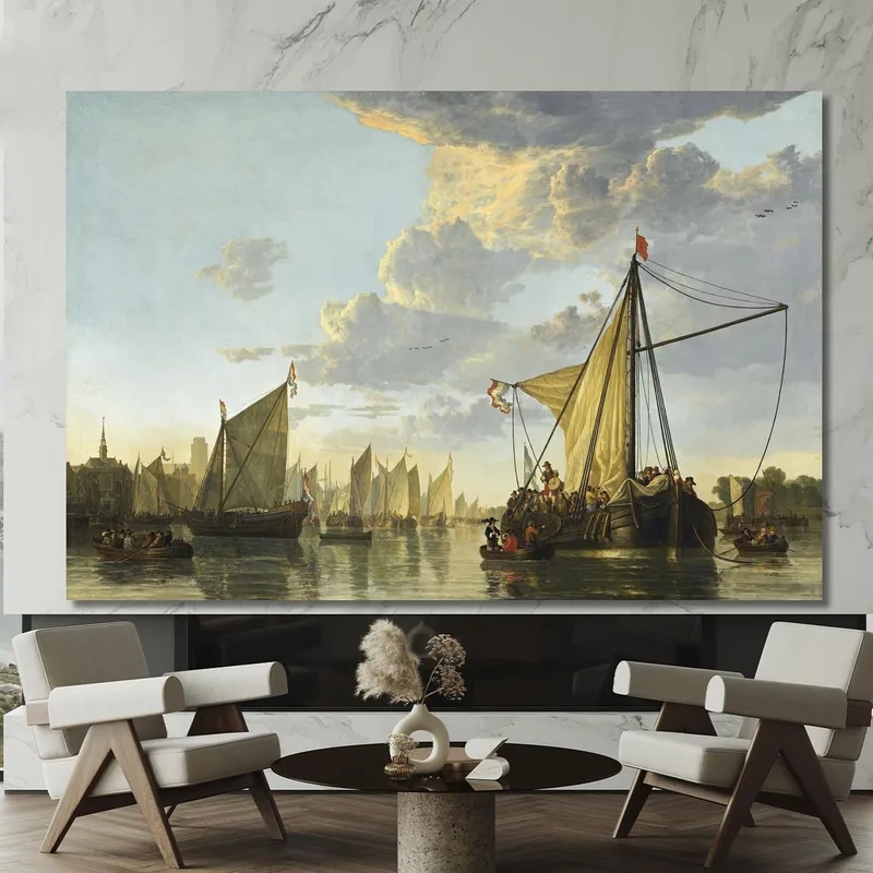 La Mosa A Dordrecht Aelbert Cuyp
