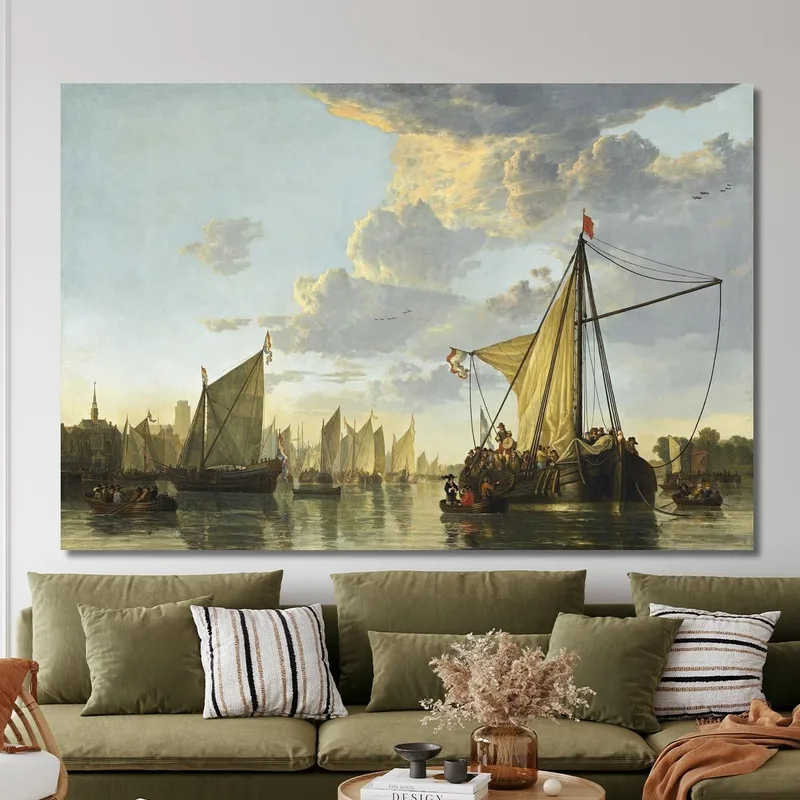 La Mosa A Dordrecht Aelbert Cuyp