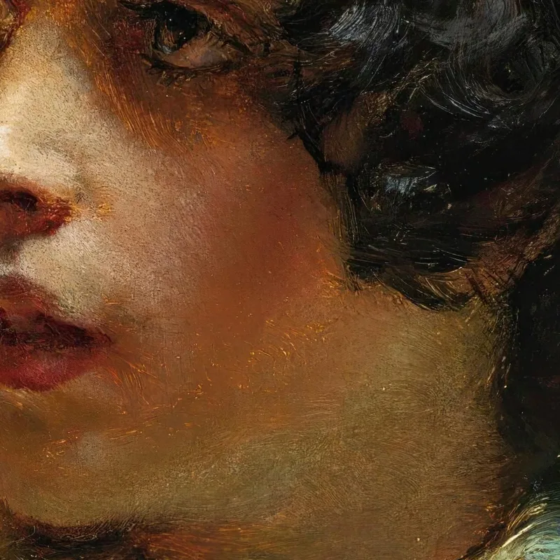Ritratto Di Una Giovane Ragazza Konstantin Egorovich Makovsky