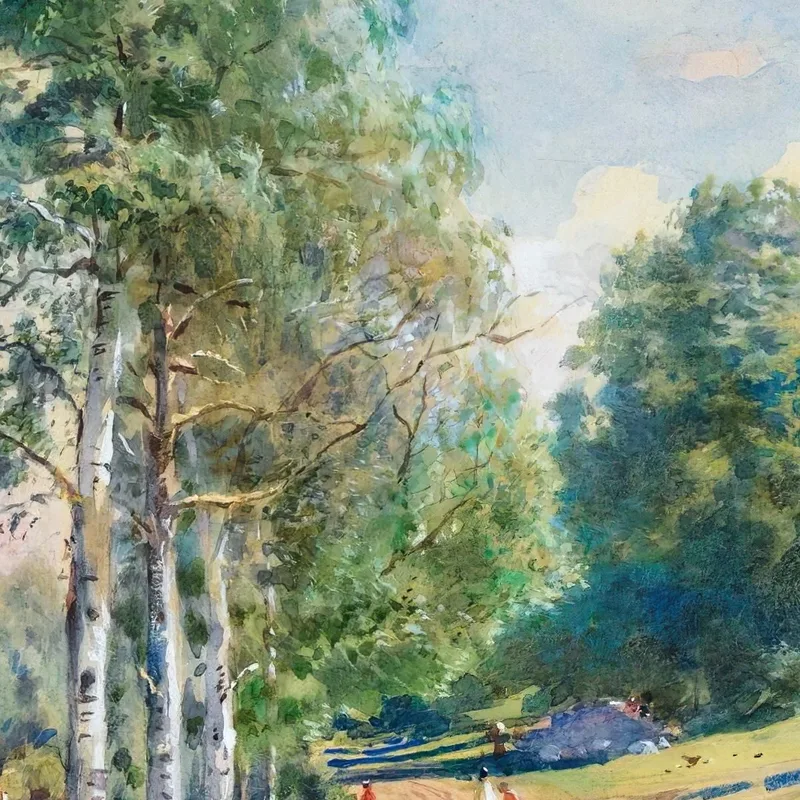 Villaggio Russo In Primavera Konstantin Egorovich Makovsky