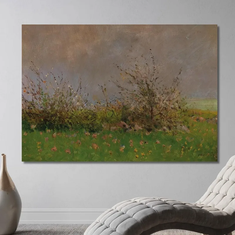 Une Prairie Fleurie Ladislav Mednyánszky